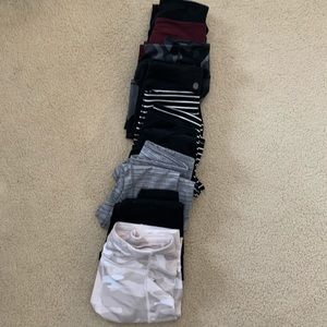 Athleta legging bundle, 9 leggings, XXS